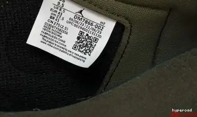 Hyperoad OG 1 Travis OLIVE BLACK Air Low Scott Jordan x 0401